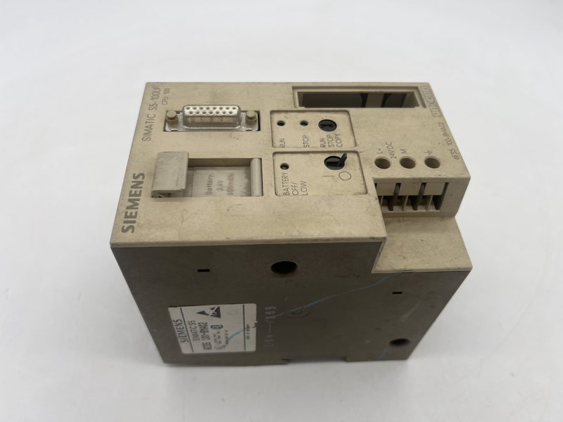 Simatic s5-100u cpu 100 6es5 100-8ma02