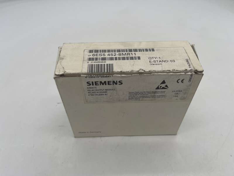 Relay output module 6es5 452-8mr11