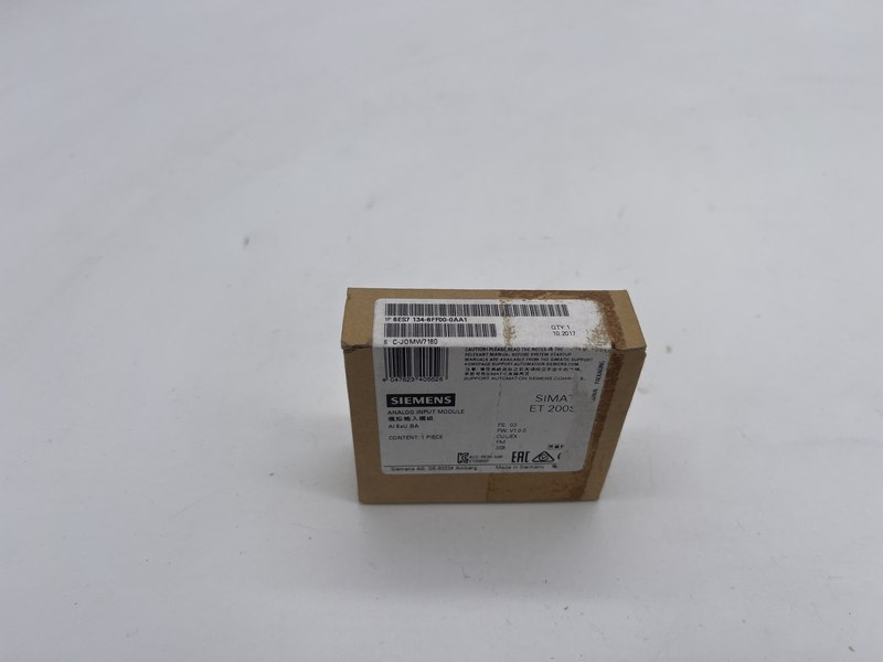 Analog input module ai 8xu ba 6es7 134-6ff00-0aa0