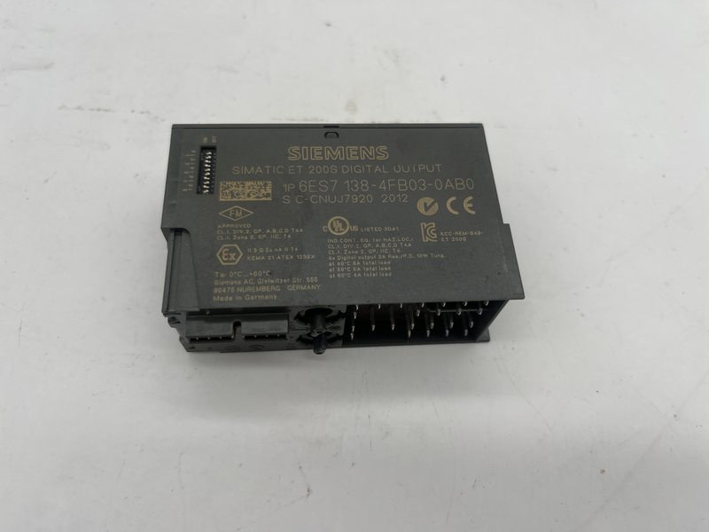 Modulo elettronico f. ET200S, 4 F-DO PROFIsafe, DC 24 V/2 A 6es7 138-4fb03-0ab0