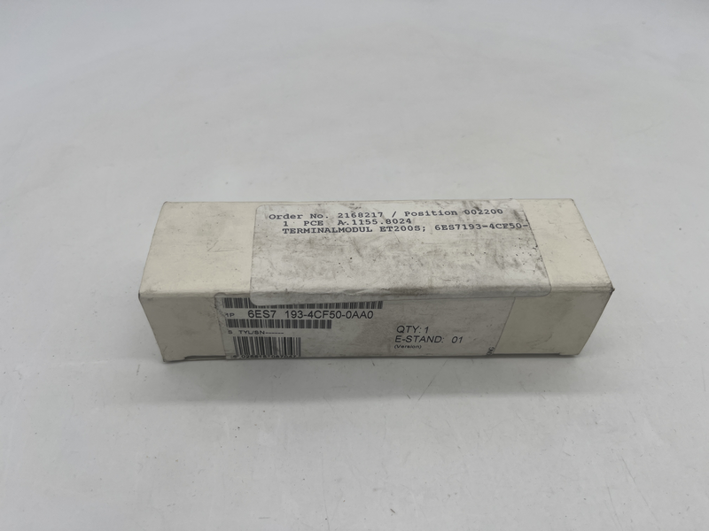 Terminal module 6es7 193-4cf50-0aa0