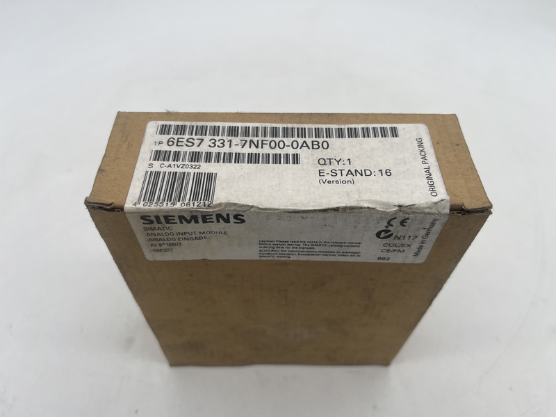 Analog input module 6es7 331-7nf00-0ab0