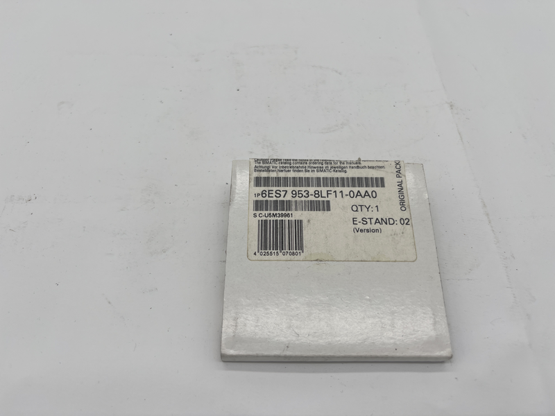 Simatic micro memory card 64 kb 6es7 953-8lf11-0aa0