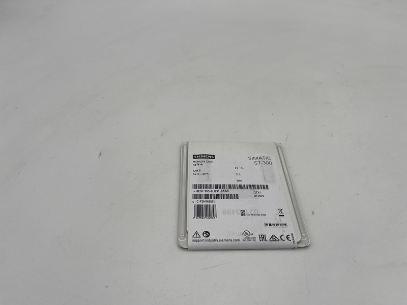Memory card 128 kb 6es7 953-8lg31-0aa0