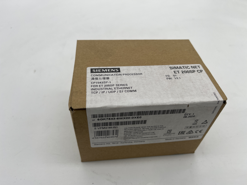Communication processor cp1543sp-1 for et200sp 6gk7543-6wx00-0xe0