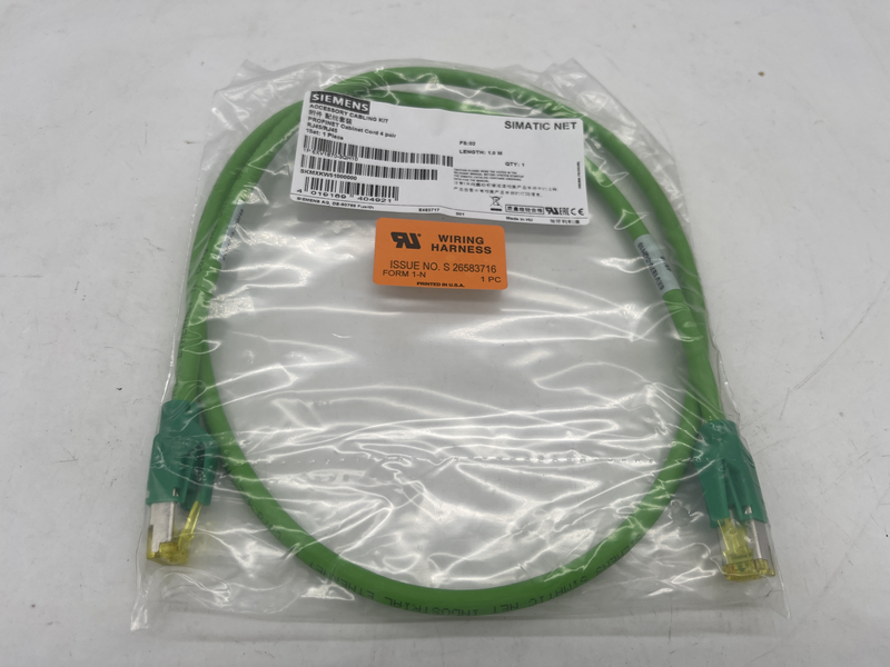 Profinet cabinet cord 4 pair rj45/rj45 lunghezza 1 metro 6xv1870-3qh10