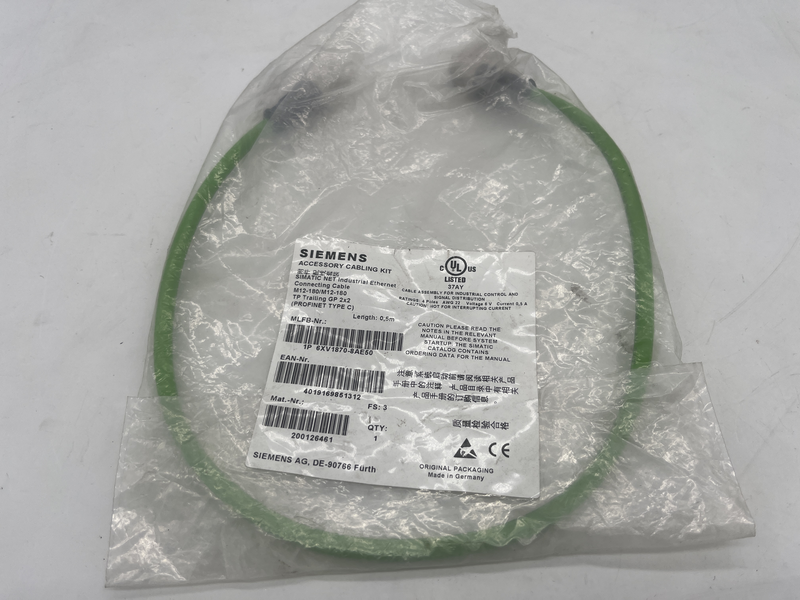 Connecting cable m12-180/m12-180 tp trailing gp 2x2 Profinet TYPE c 0,5 metri 6xv1870-8ae50