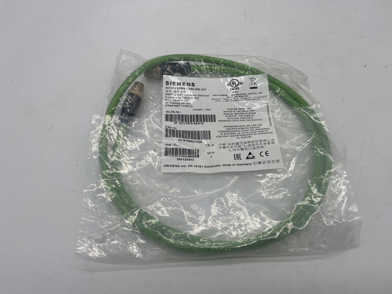 Simatic net industrial Ethernet cable 1 metro 6xv1870-8ah10