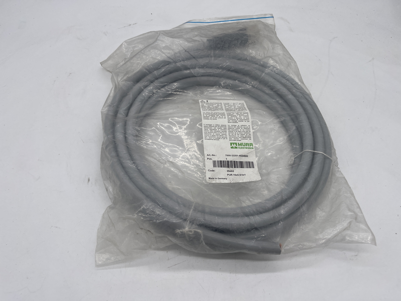 Cavo con connettore 7/8” pur 16x0,5/3x1 5 metri 7000-23251-4520500