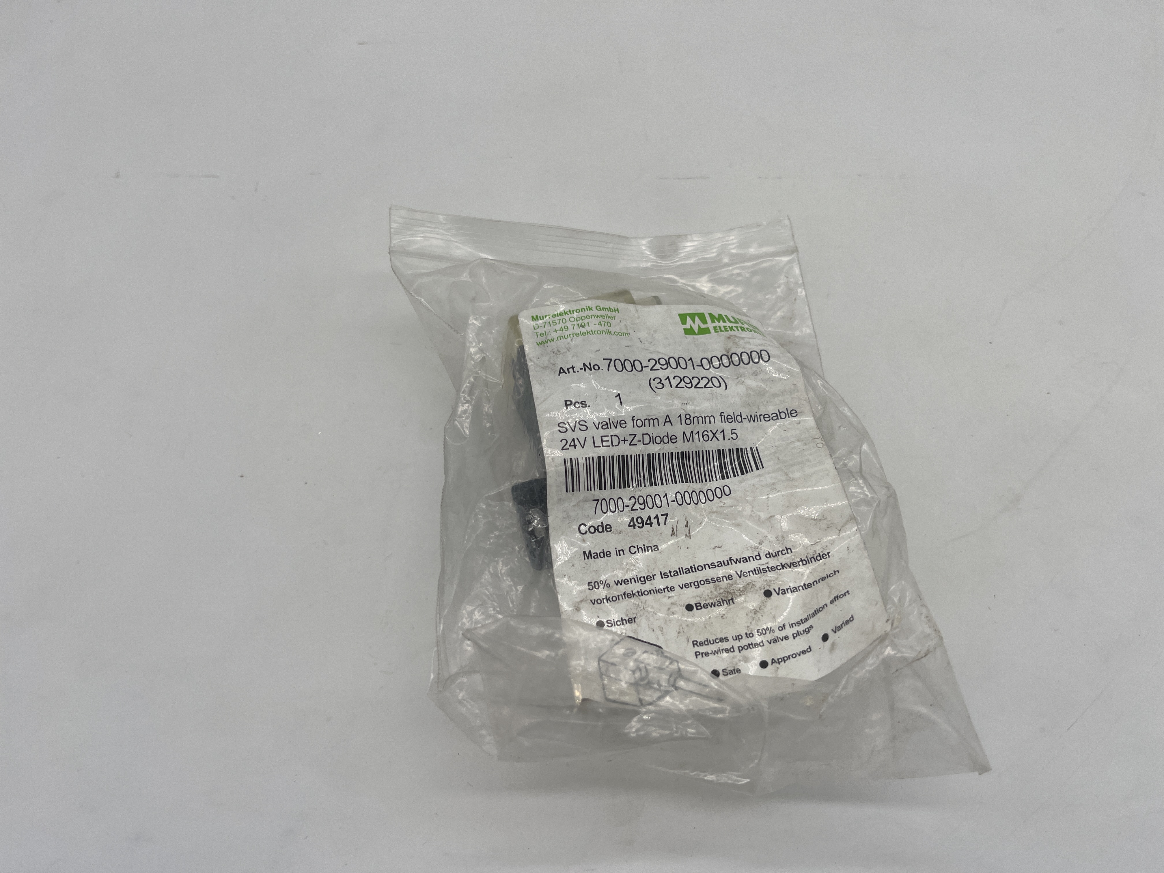SVS VALVE 7000-29001-0000000(3129220)