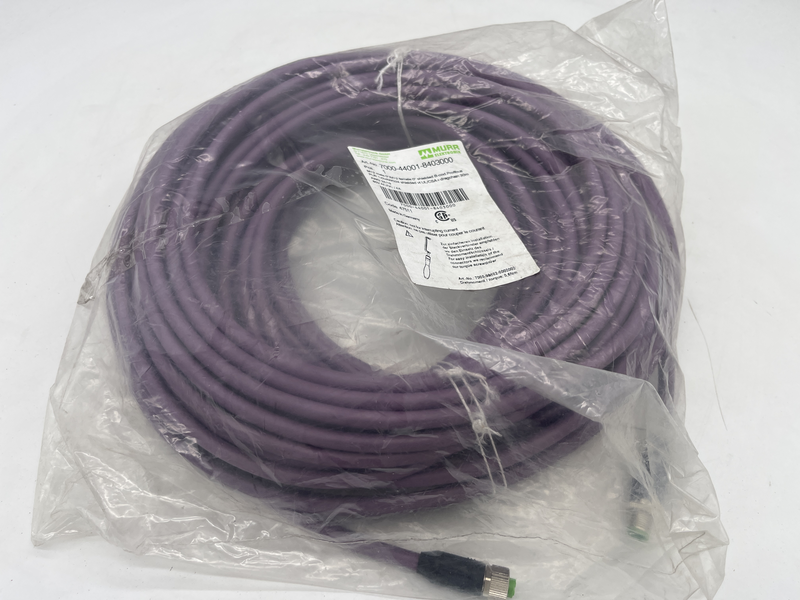 M12 male 0* shielded bcod profibus pur 1x2xawg24 shielded vt ul/csa + dragchain 30 metri awg 24/19 60v ac/dc 4a 7000-44001-8403000