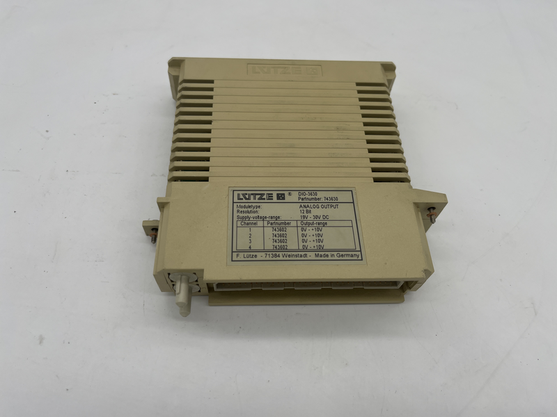 RACK MODULE CARRIER PLC 4 SLOTS 743630