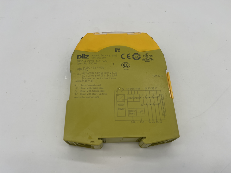 SAFETY MODULE PNOZ S4 24 VDC 3 N/O 1 N/C 750104