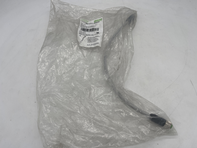 M12 male straight/m12 female straight pur-jz 5x0,5 grey drag chain 0,3 metri 125v ac/dc 4a 7999-40041-4370030