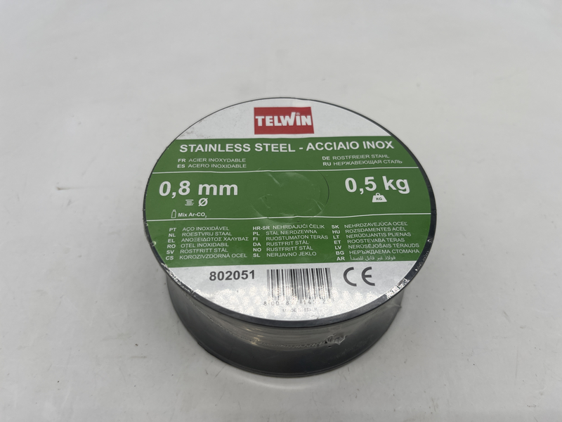 Stainless steel 0,8 mm 0,5 kg 802051