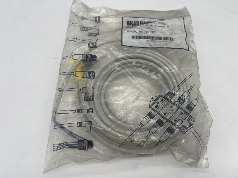 Cavo 5 metri femmina m12 90^ 4 pin 3x0.34 mm2 803001i20m050