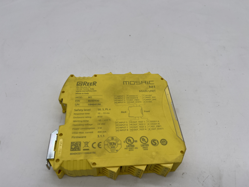 Safety relay Main unit m1 8040430