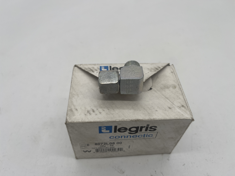 Confezione da 10 pezzi raccordo idraulico a 90 gradi 8072l08 00