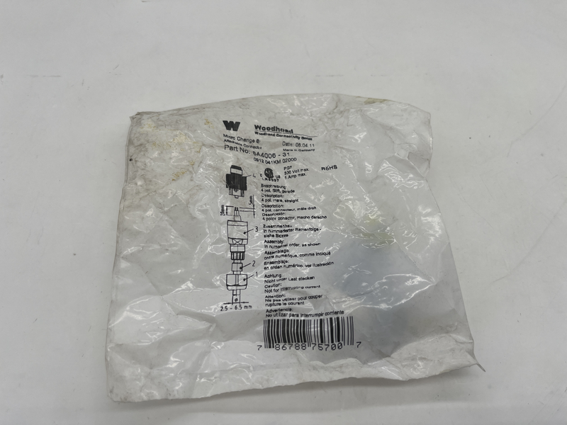 MICRO-CHANGE (M12) SINGLE KEYWAY, PG7 CABLE FITTING, FIELD ATTACHABLE 8a4006-31