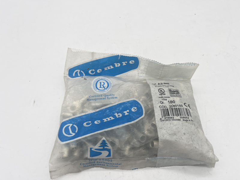 Confezione da 100 pezzi capicorda 16 smmq A3-m6