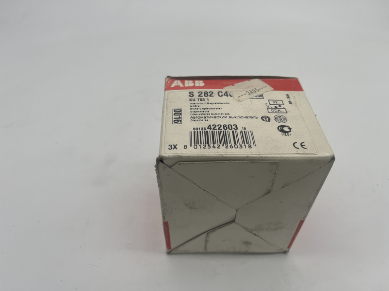 Interruttore magnetotermico confezione da 3 pezzi A 282 c40