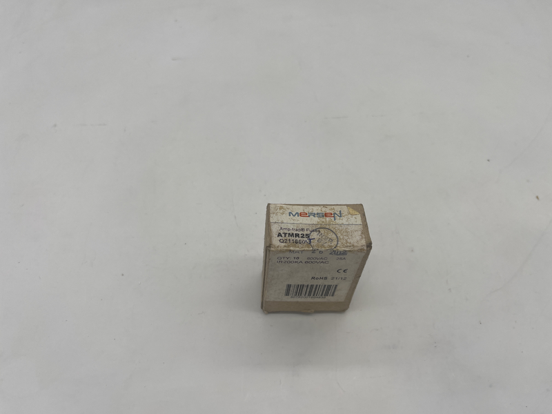 Fusibile 600vac 25a confezione da 10 pezzi Atmr25