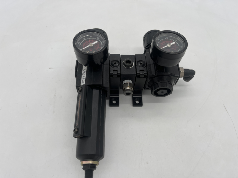 1/4\'' Filter 2 Stage Air Pressure Regulator 0-150PSI B72g-2ak-ae1-rmg
