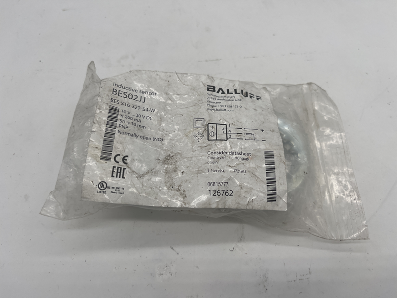Magnetic-field-resistant inductive sensor Rated Operating Distance SN=10 MM, Flush, Normally Open (NO), 30 X 65 MM BES 516-327-S4-W