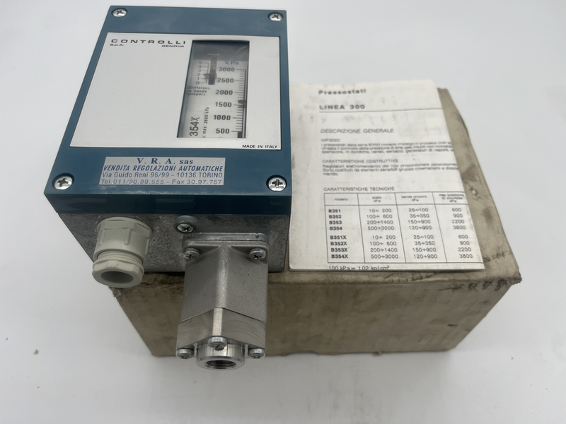 Pressostato 500-3000 Pressure switch B 354 x