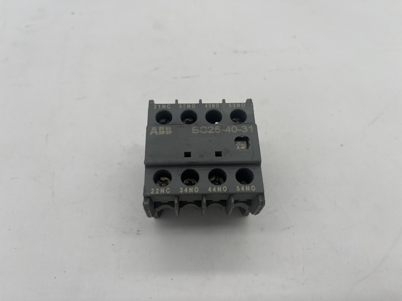 auxiliary contact block Bc25-40-31