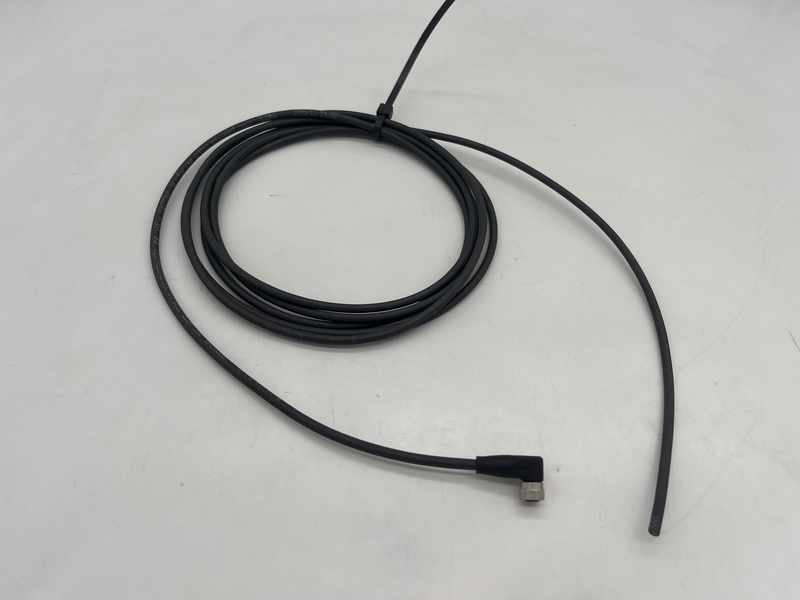 Single-ended cordsets. Sensor cables unshielded. Connection M8x1-Female, angled, 3-pin, A-coded. Cable PUR black, 3 m Bcc m323-0000-10-001-px0334-030