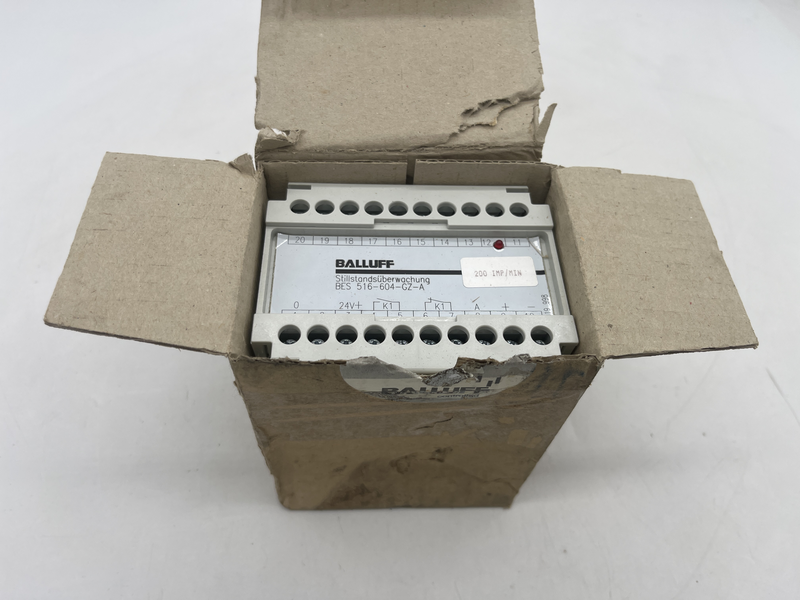 ZERO SPEED CONTROLLER, 24VDC Bes-516-604-gz-a 200 tmp/min