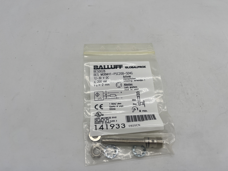Interruttore di prossimità induttivo Bes m08mh1-psc20b-s04g