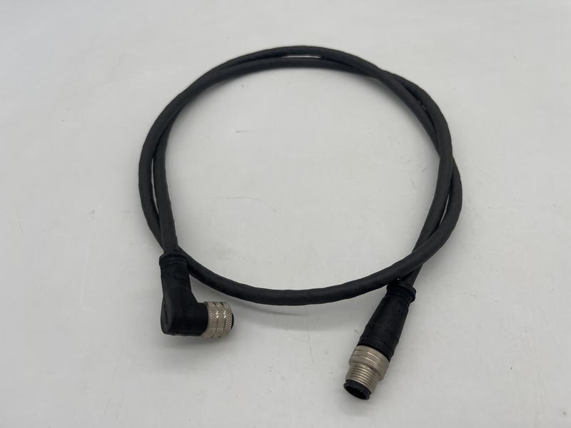 Double-ended cordsets ; BCC00RL. BIS Z-502-PU1-01/M. - · M12x1-Female, angled, 8-pin, A-coded · M12x1-Male, straight, 8-pin, A-coded Bis z-502-pu1-01/m