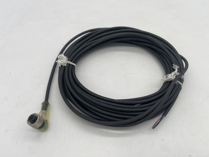 Cavo 10 metri 3 poles m12 femmina 90^ Bks-s 20-4-pu-10