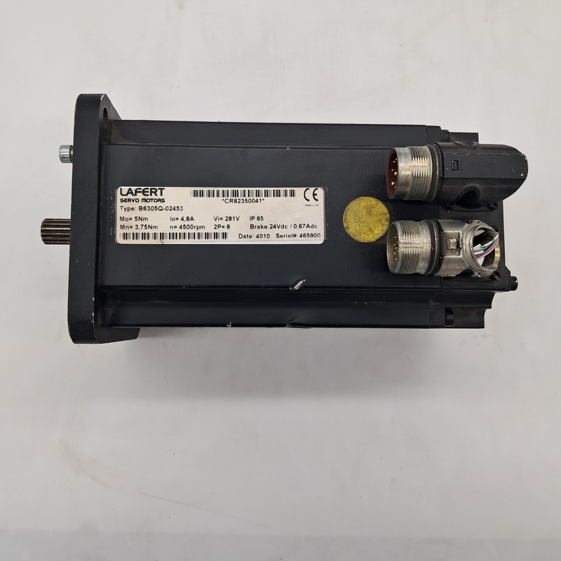 Mo= 5Nm Mn= 3,75Nm Io= 4,8A n= 4500rpm CR82350041