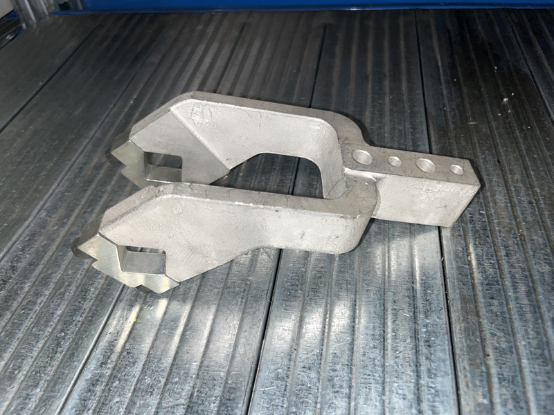 Clamp in alluminio per serraggio pneumatico Clamp alluminio