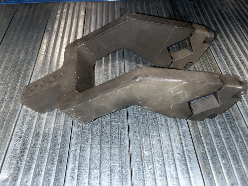 Clamp in ferro grande dritta per serraggio pneumatico Clamp grande dritta