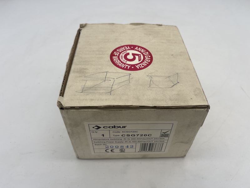 Alimentatore trifase 24v 30a Csg720c