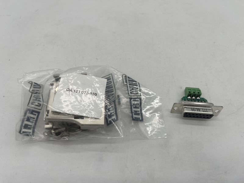 15 Position Two Piece Backshell Connector Silver 180° Shielded from ITT Cannon, LLC Da 121 073-150