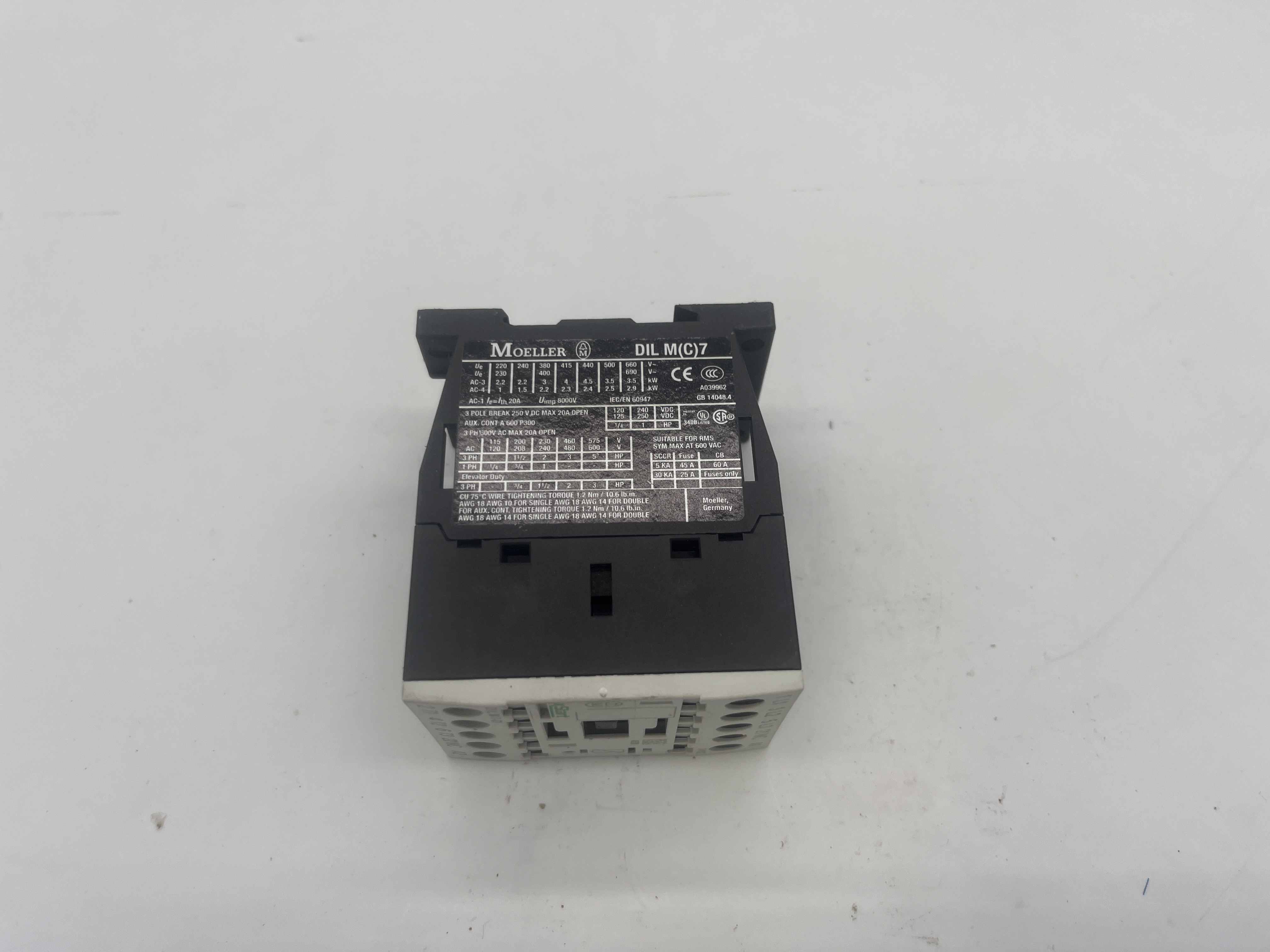 contactor  230 V AC 50/60Hz Dil m(c)7