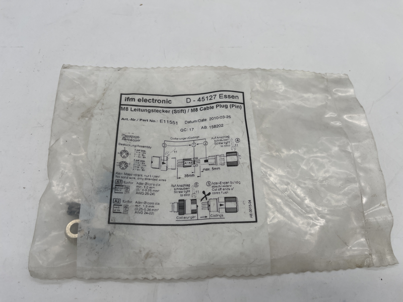 M8 cable plug E11551