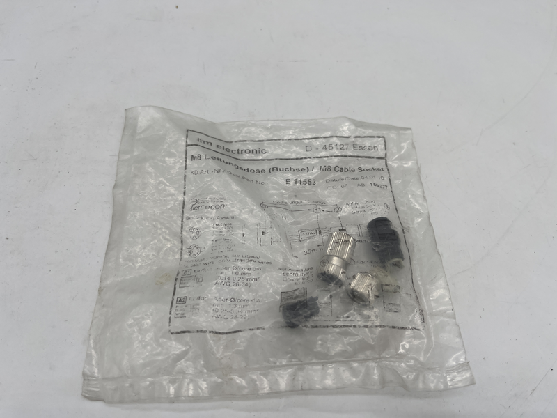 M8 cable socket E 11553