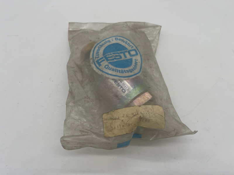 Raccordo filettato per tubi, dimensione: M20 x 1,5, materiale: ottone, utilizzato per connessioni pneumatiche sicure FK-M20X1,5 6143