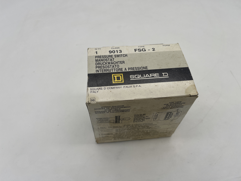 Pressostato per autoclave Pressostato elettromeccanico regolabile 1,4 – 4,6 bar FSG-2 9013