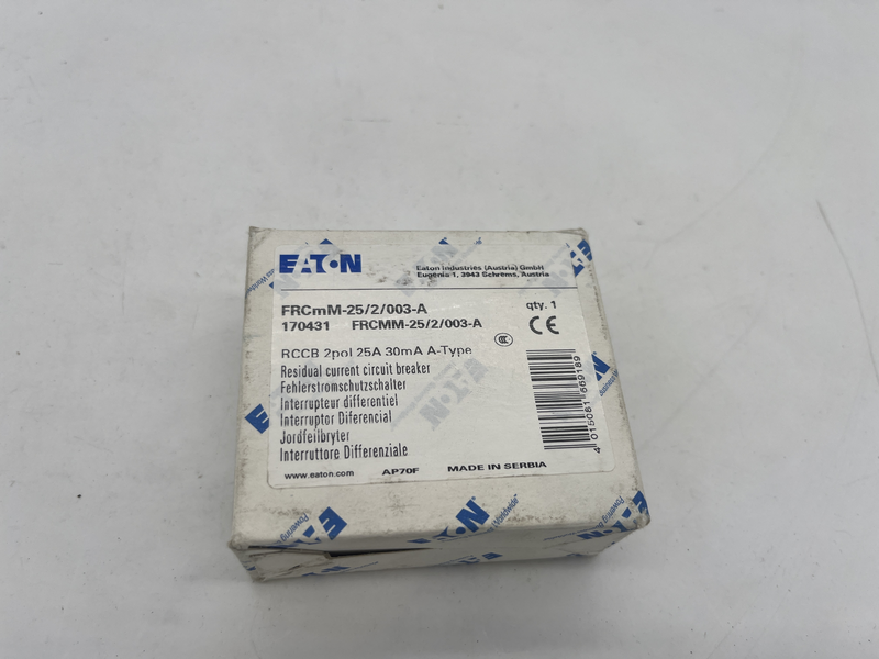 Residual current Circuit breaker Frcmm-25/2/003-a