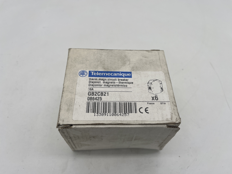 Confezione da 6 pezzi Interruttore automatico magnetotermico, MPCB, 1P, 2 kA, 110V, 16A Gb2cb21