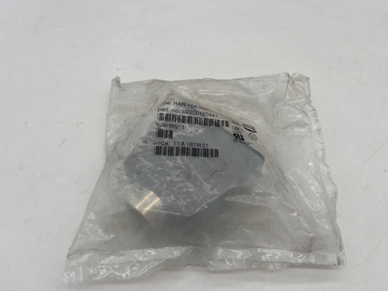 Harting Han 16A Hood high, 1xPG21 straight cable outlet, for 1 levers Han-16a-gg21