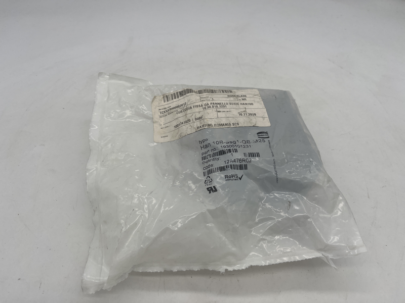 Socket housing Han 10b-asg1-qb-m25