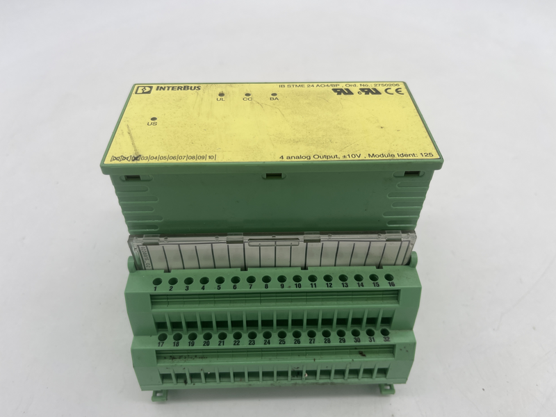 4 analog output module 24 vdc Ib stme 24 a04/bp